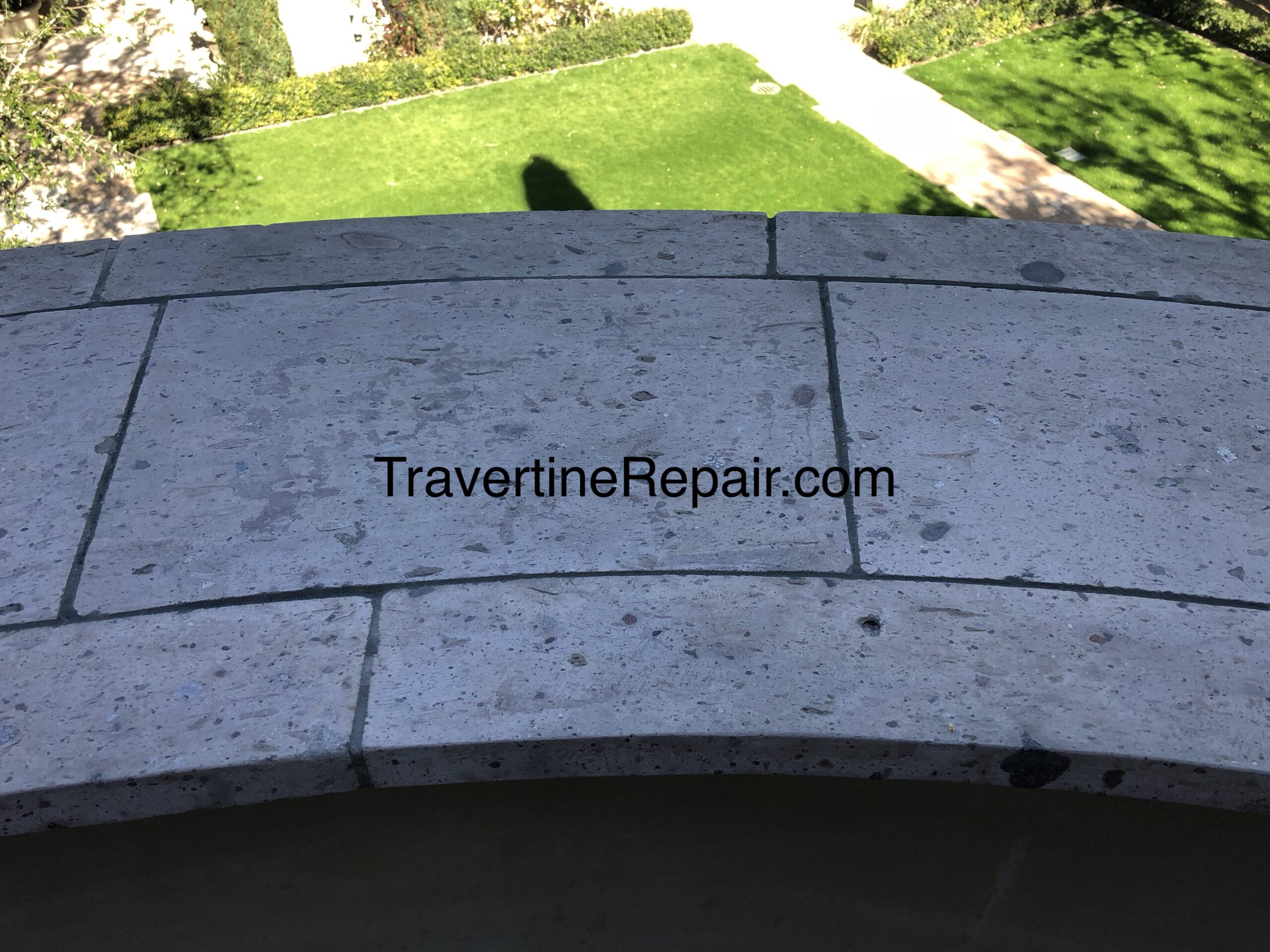 Travertine_Paver_Patio_Grout_Crack_Before_Repair